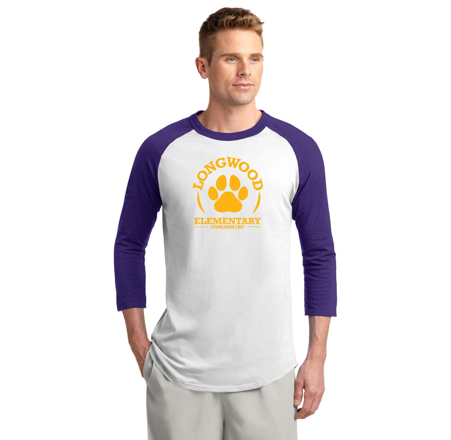 Longwood Elementary Spirit Wear Spring 2024 On-Demand-Adult Unisex Baseball Tee