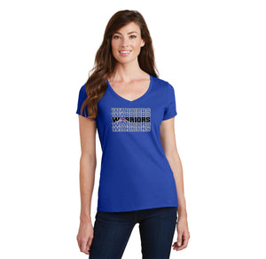 Thomas Prince Spirit Wear 2023-24 On-Demand-Womens Fan Favorite V-Neck Tee Warriors