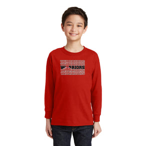 Thomas Prince Spirit Wear 2023-24 On-Demand-Youth Unisex Long Sleeve Tee Warriors