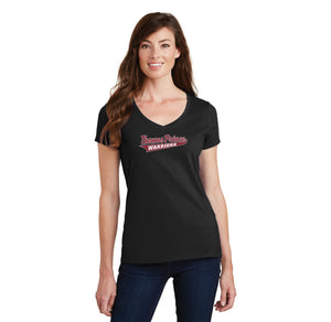 Thomas Prince Spirit Wear 2023-24 On-Demand-Womens Fan Favorite V-Neck Tee Baseball Style