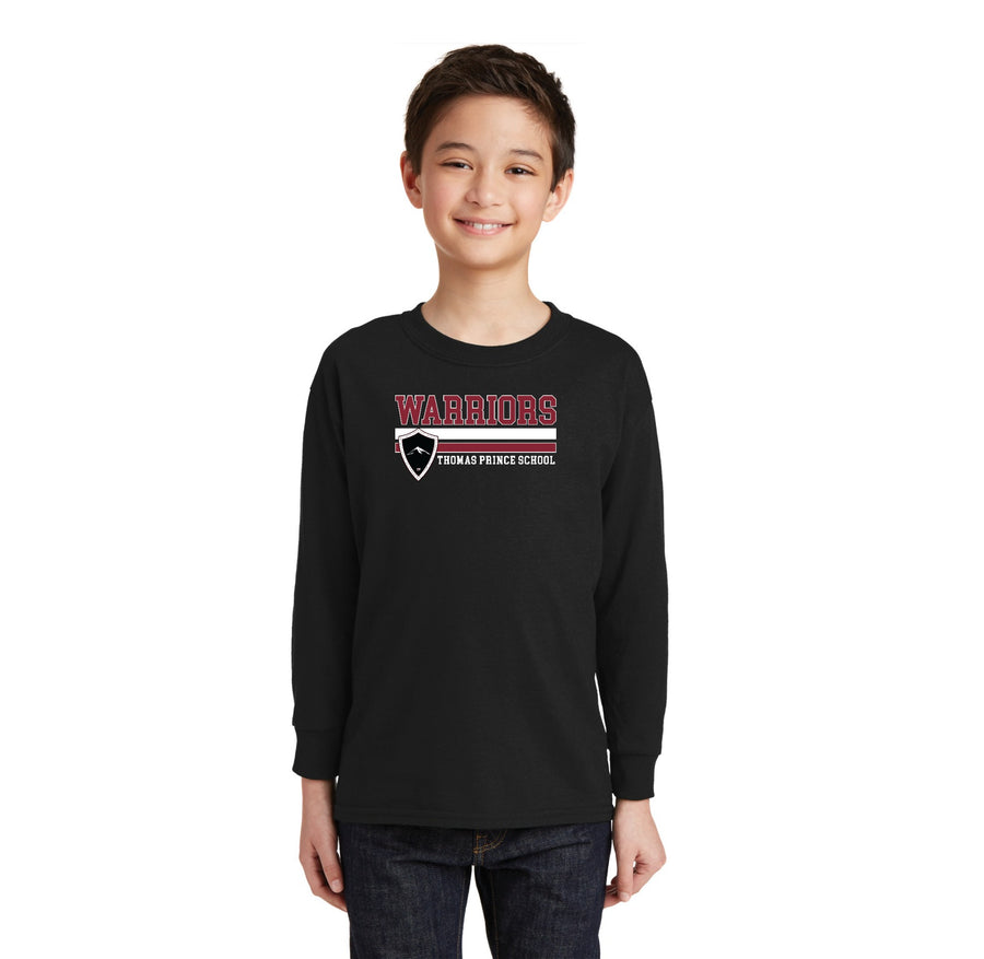 Thomas Prince Spirit Wear 2023-24 On-Demand-Youth Unisex Long Sleeve Tee Stripe