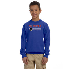 Thomas Prince Spirit Wear 2023-24 On-Demand-Youth Unisex Crewneck Sweatshirt Stripe