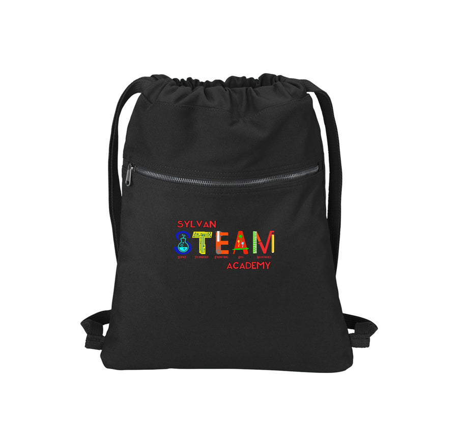 Sylvan STEAM Academy Spirit Wear 2024/25 On-Demand-Port Authority Beach Wash Cinch Pack On-Demand Colorful Logo