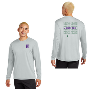 Montachusett Regional Vocational Technical School Mental Health Awareness 2024 On-Demand-Adult Unisex Dri-Fit Long Sleeve Tee