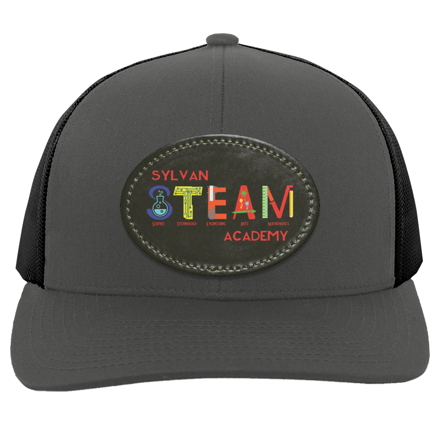 Sylvan STEAM Academy Spirit Wear 2024/25 On-Demand-104C Trucker Snap Back - Patch Oval Colorful Logo