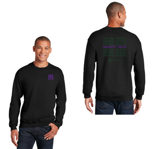 Montachusett Regional Vocational Technical School Mental Health Awareness 2024 On-Demand-Adult Unisex Crewneck Sweatshirt