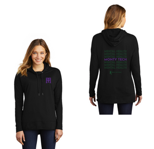 Montachusett Regional Vocational Technical School Mental Health Awareness 2024 On-Demand-Women's Premium Featherweight French Terry Hoodie