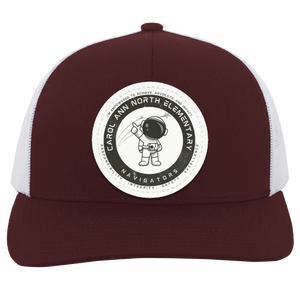 North Elementary 2024 On-Demand Store-104C Trucker Snap Back - Circle Patch Circle Logo