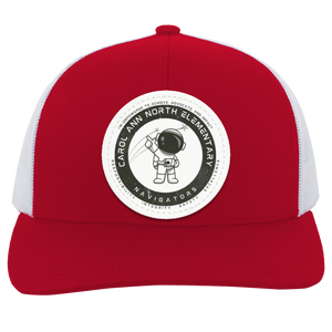 North Elementary 2024 On-Demand Store-104C Trucker Snap Back - Circle Patch Circle Logo