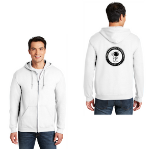 North Elementary 2024 On-Demand Store-Adult Unisex Full-Zip Hooded Sweatshirt Circle Logo