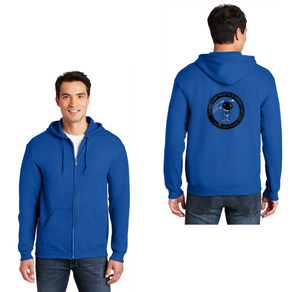 North Elementary 2024 On-Demand Store-Adult Unisex Full-Zip Hooded Sweatshirt Circle Logo