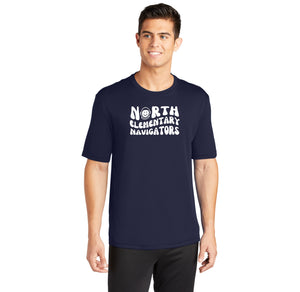 North Elementary 2024 On-Demand Store-Adult Unisex Dri-Fit Shirt Typographic Logo