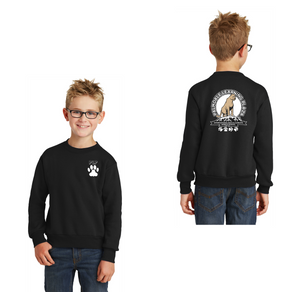 Palmdale Learning Plaza Spirit Wear 2024 On-Demand-Youth Unisex Crewneck Sweatshirt PLP Paw