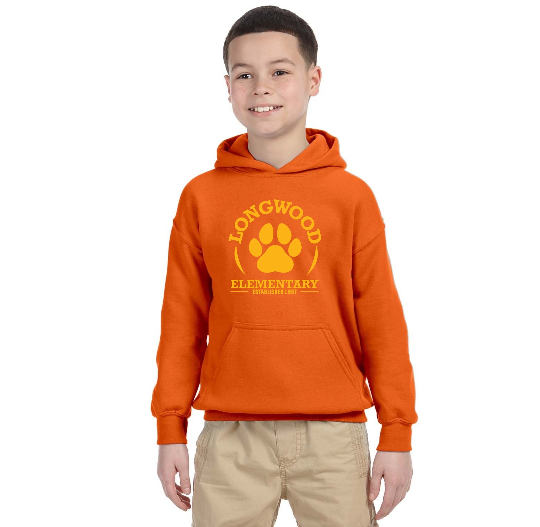 Longwood Elementary Spirit Wear Spring 2024 On Demand Youth Unisex Hoo SpiritHero