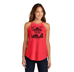 Thomas Prince Student Design Spirit Wear Spring 2024 On-Demand-Women's Premium Perfect Tri Rocker Tank