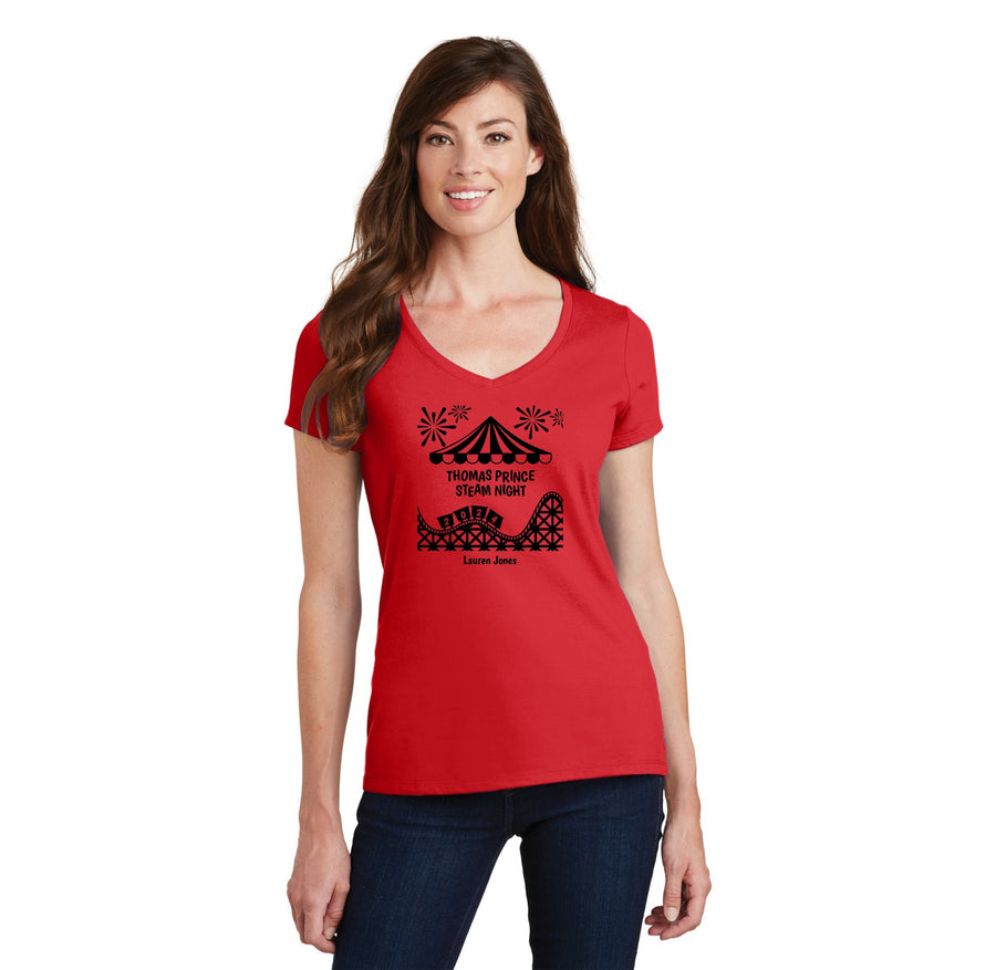 Thomas Prince Student Design Spirit Wear Spring 2024 On-Demand-Women's Fan Favorite V-Neck Tee