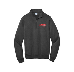 Sylvan STEAM Academy Spirit Wear 2024/25 On-Demand-Adult Unisex 1/4-Zip Pullover Sweatshirt On-Demand Red Logo