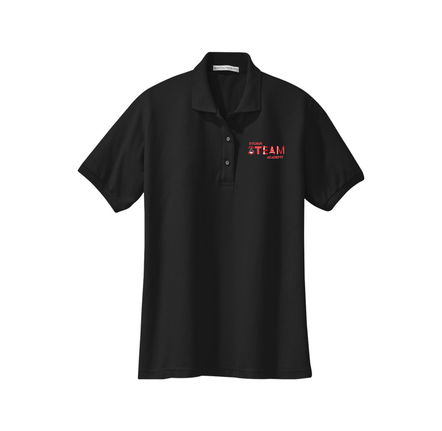 Sylvan STEAM Academy Spirit Wear 2024/25 On-Demand-Womens Silk Touch Polo On-Demand Red Logo