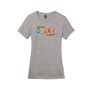 Sylvan STEAM Academy Spirit Wear 2024/25 On-Demand-Womens Premium Tee On-Demand Colorful Logo