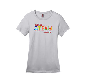 Sylvan STEAM Academy Spirit Wear 2024/25 On-Demand-Womens Premium Tee On-Demand Colorful Logo