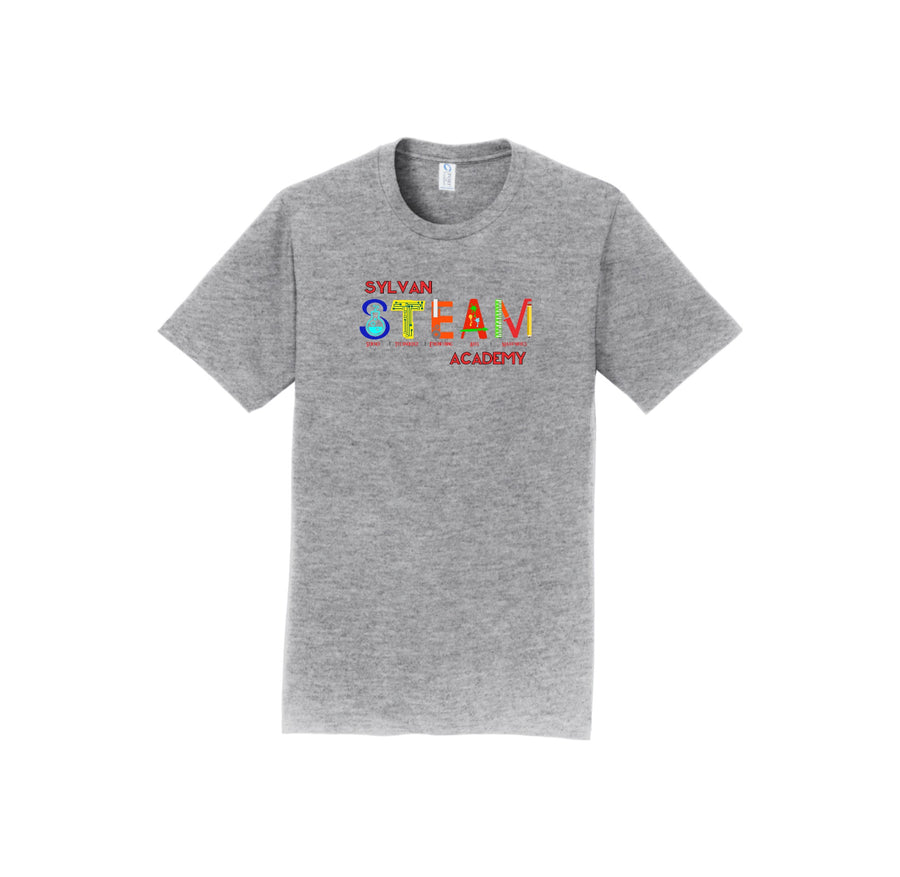 Sylvan STEAM Academy Spirit Wear 2024/25 On-Demand-Adult Unisex Fan Favorite Premium Tee On-Demand Colorful Logo