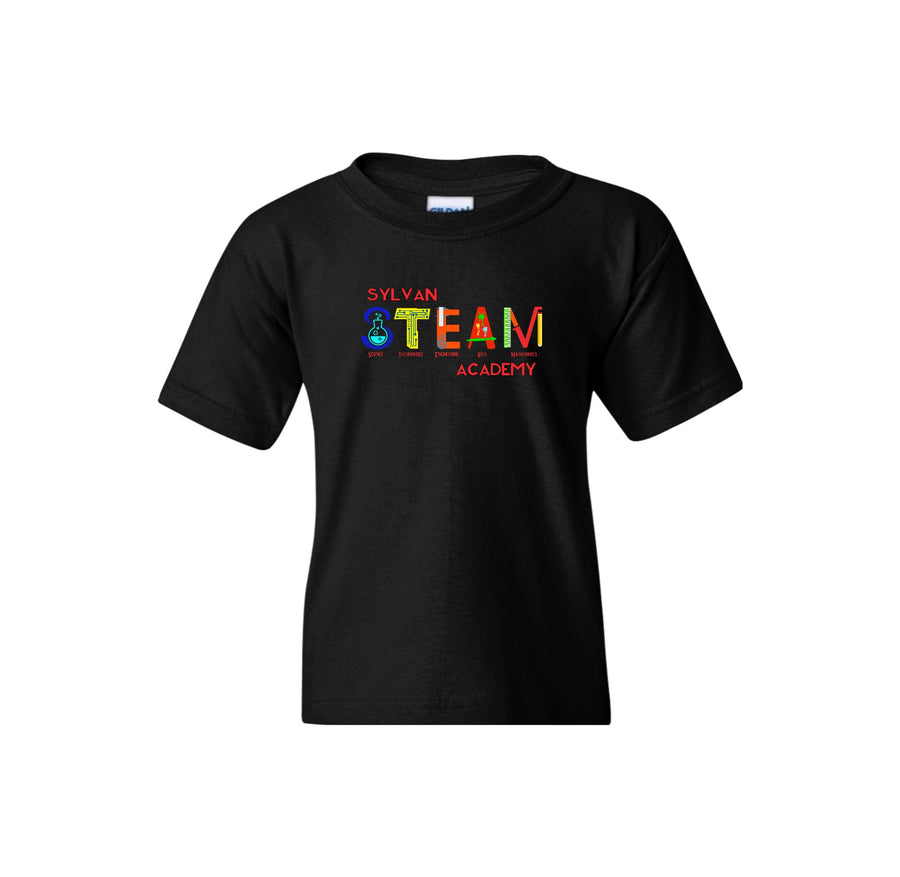 Sylvan STEAM Academy Spirit Wear 2024/25 On-Demand-Youth Unisex T-Shirt On-Demand Colorful Logo