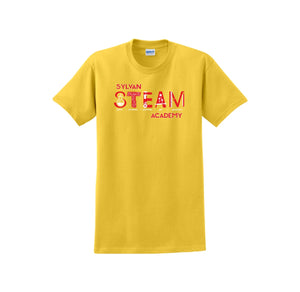 Sylvan STEAM Academy Spirit Wear 2024/25 On-Demand-Adult Unisex T-Shirt On-Demand Red Logo