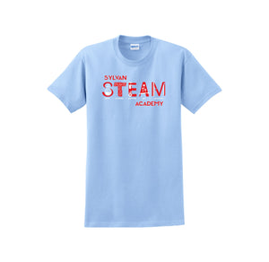 Sylvan STEAM Academy Spirit Wear 2024/25 On-Demand-Adult Unisex T-Shirt On-Demand Red Logo