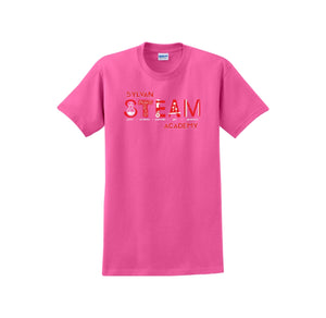 Sylvan STEAM Academy Spirit Wear 2024/25 On-Demand-Adult Unisex T-Shirt On-Demand Red Logo