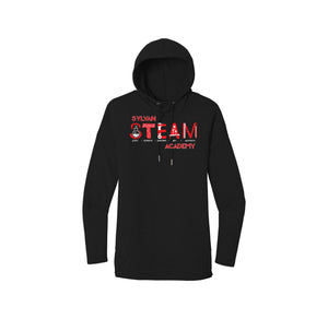 Sylvan STEAM Academy Spirit Wear 2024/25 On-Demand-Womens Premium Featherweight French Terry Hoodie On-Demand Red Logo