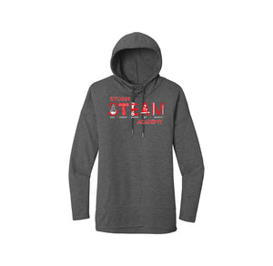 Sylvan STEAM Academy Spirit Wear 2024/25 On-Demand-Womens Premium Featherweight French Terry Hoodie On-Demand Red Logo