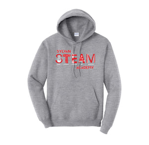 Sylvan STEAM Academy Spirit Wear 2024/25 On-Demand-Adult Unisex Hoodie On-Demand Red Logo