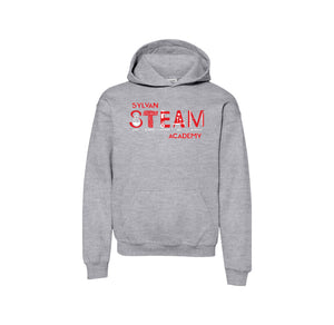 Sylvan STEAM Academy Spirit Wear 2024/25 On-Demand-Youth Unisex Hoodie On-Demand Red Logo