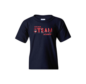 Sylvan STEAM Academy Spirit Wear 2024/25 On-Demand-Youth Unisex T-Shirt On-Demand Red Logo