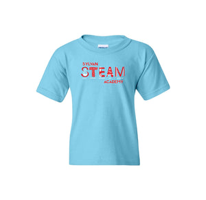 Sylvan STEAM Academy Spirit Wear 2024/25 On-Demand-Youth Unisex T-Shirt On-Demand Red Logo