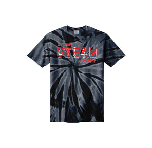 Sylvan STEAM Academy Spirit Wear 2024/25 On-Demand-Youth Unisex Tie-Dye Shirt On-Demand Red Logo