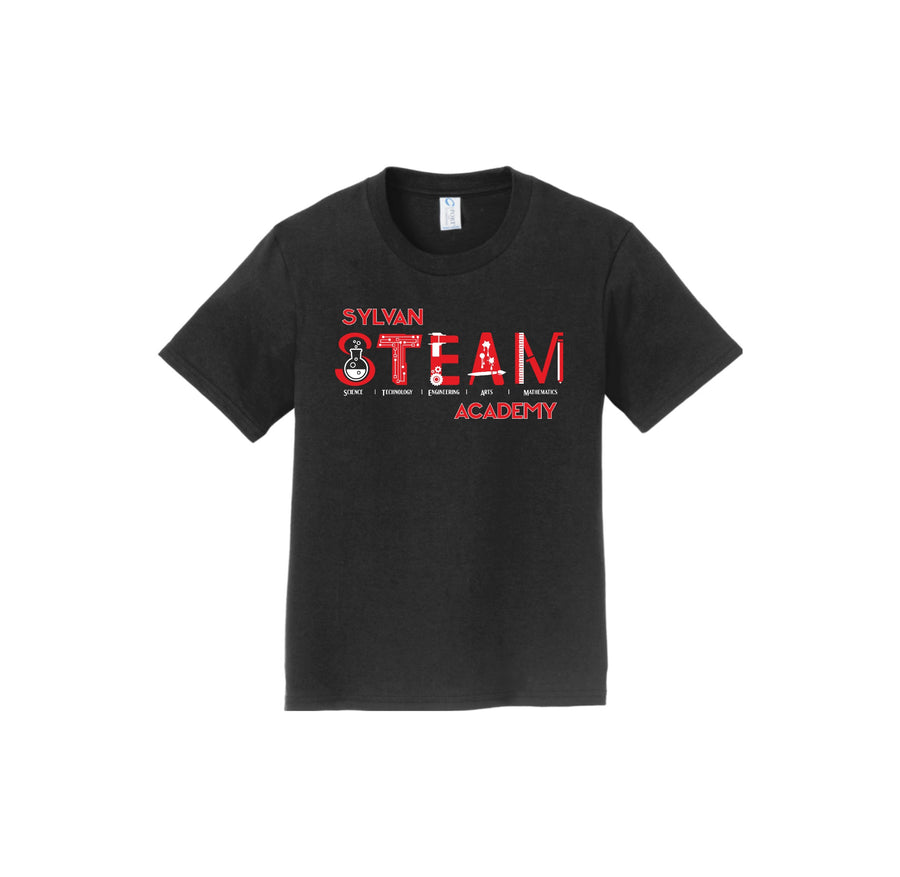 Sylvan STEAM Academy Spirit Wear 2024/25 On-Demand-Youth Unisex Fan Favorite Premium Tee On-Demand Red Logo