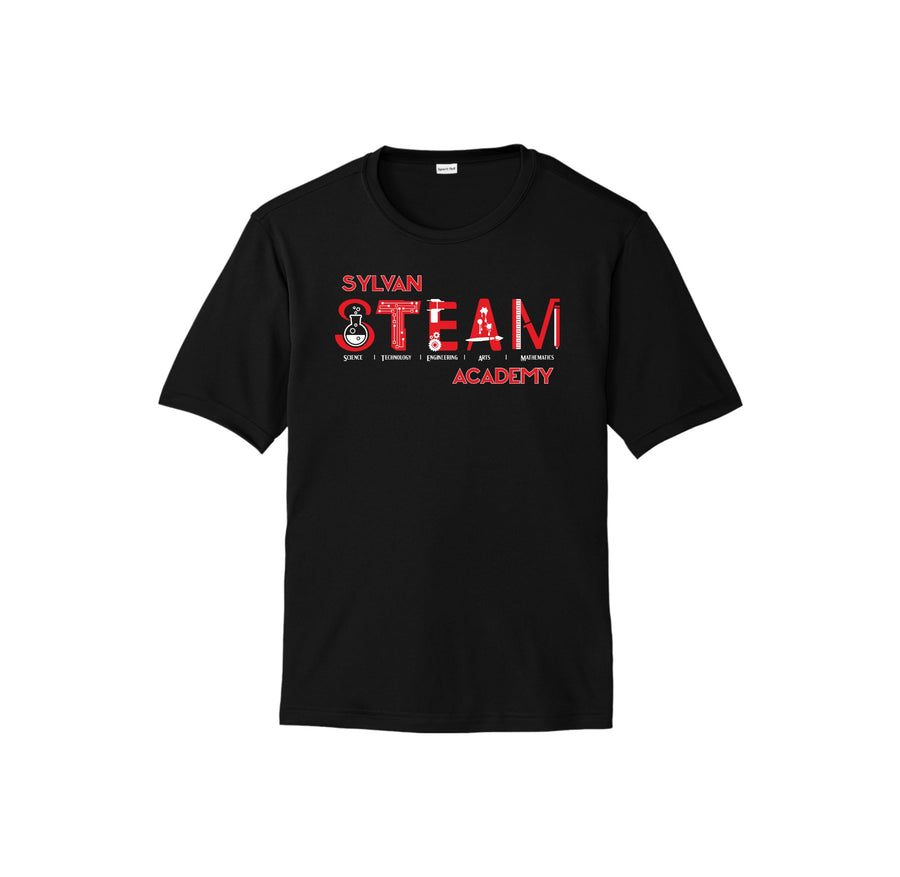 Sylvan STEAM Academy Spirit Wear 2024/25 On-Demand-Adult Unisex Dri-Fit Shirt On-Demand Red Logo