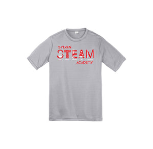 Sylvan STEAM Academy Spirit Wear 2024/25 On-Demand-Youth Unisex Dri-Fit Shirt On-Demand Red Logo