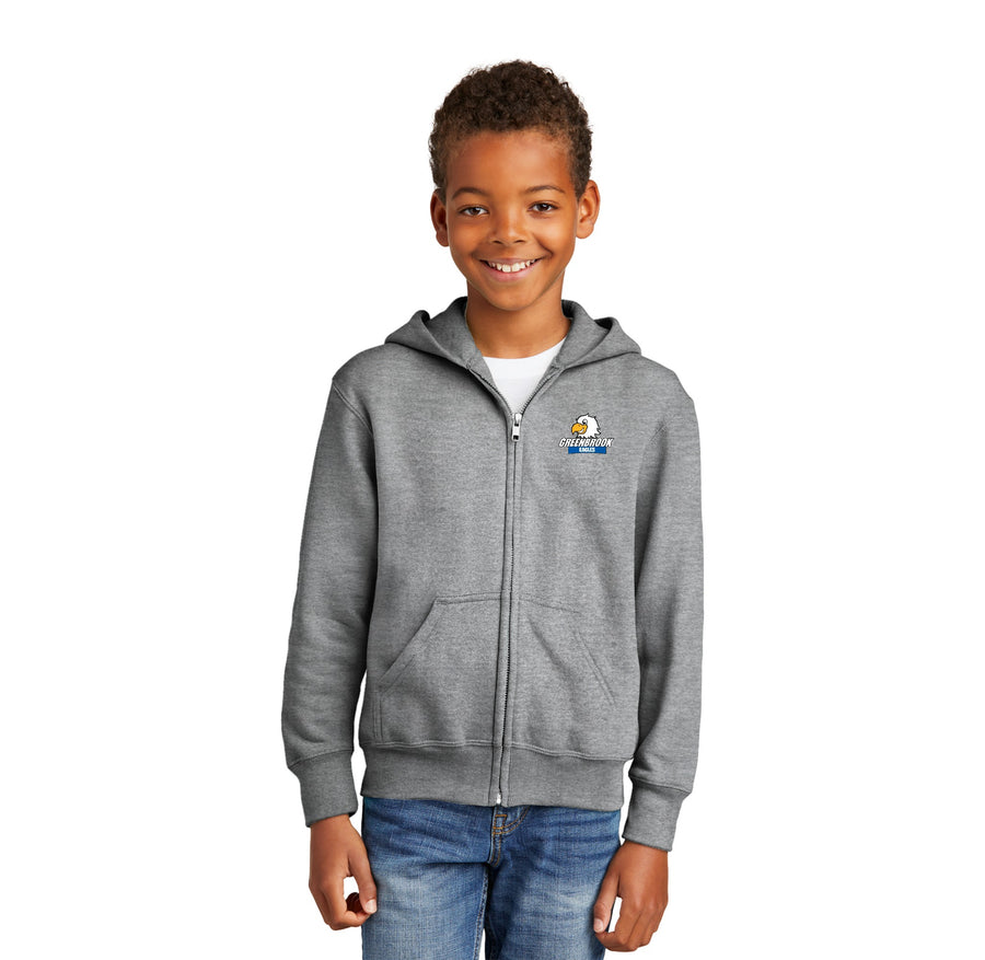 Greenbrook Elementary Spirit Wear 2024 On-Demand-Youth Unisex Full-Zip Hooded Sweatshirt