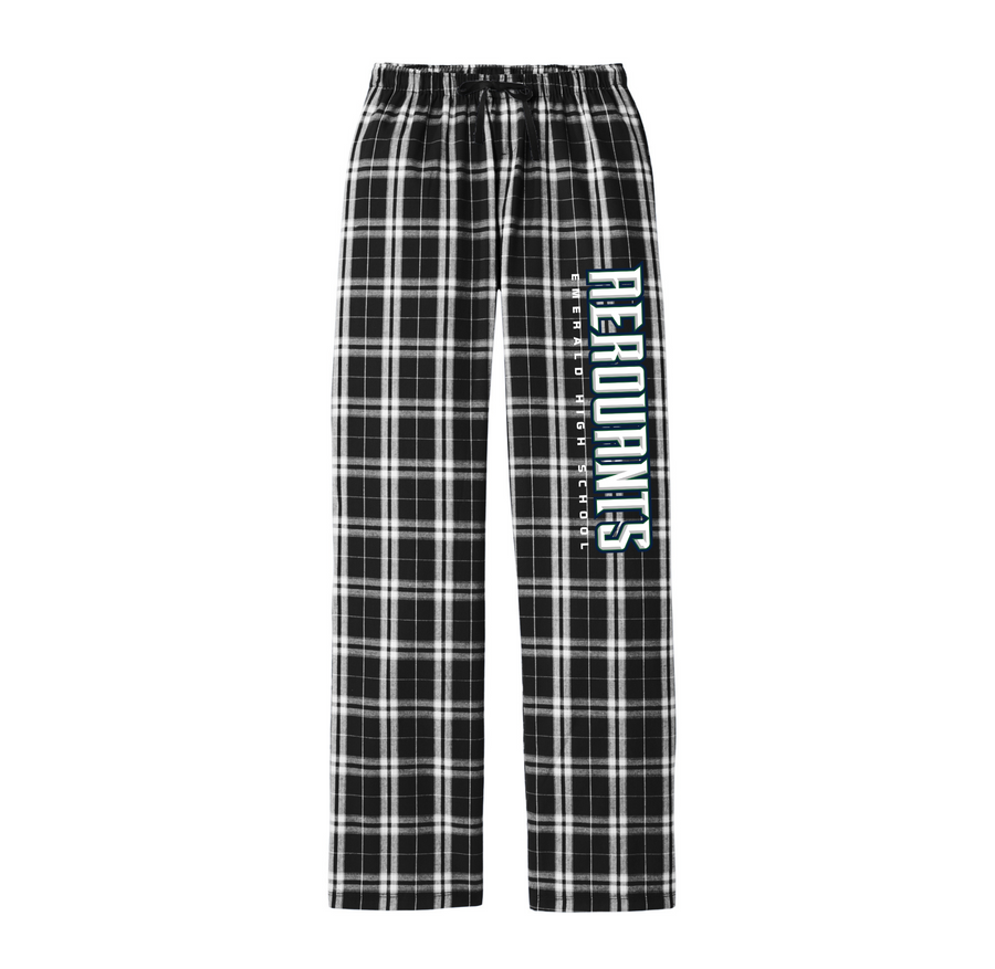 Emerald High School Spirit Wear 2024/25 On-Demand-District Womens Flannel Plaid Pant AEROUANTS