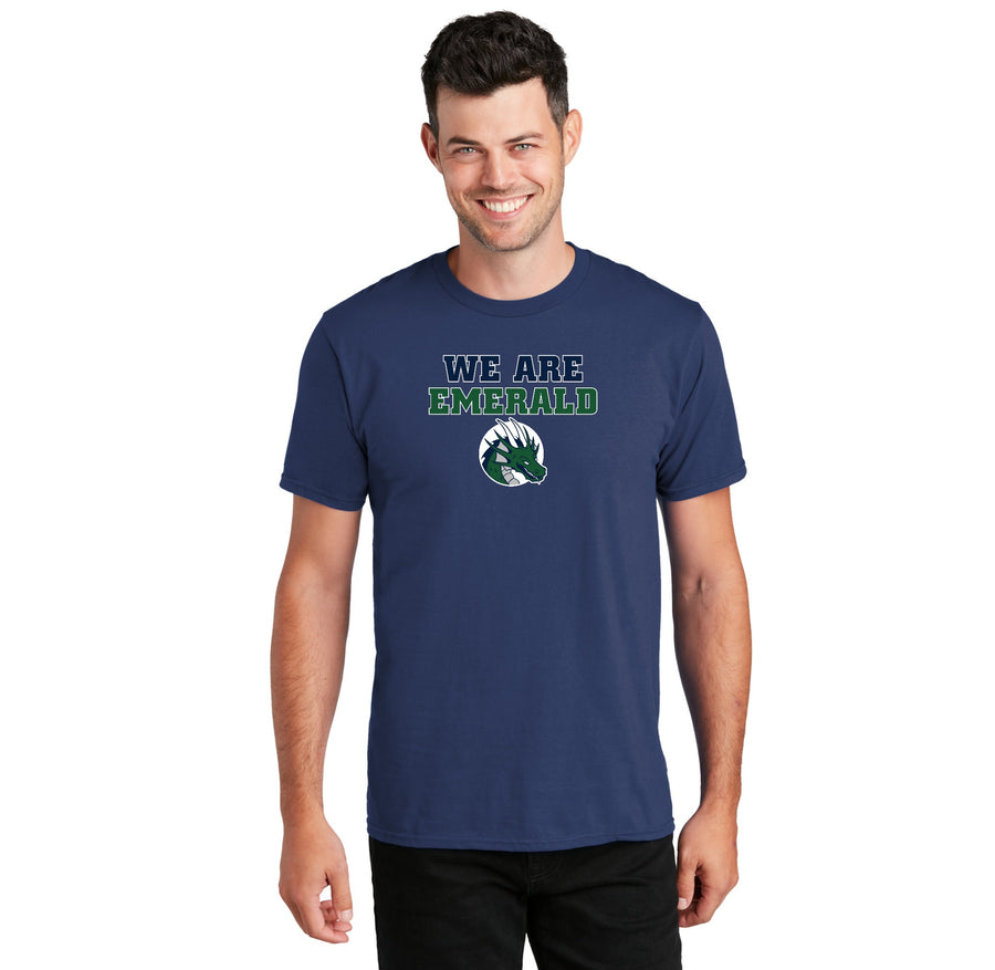 Emerald High School Spirit Wear 2024/25 On-Demand-Adult Unisex Fan Favorite Premium Tee WE ARE EMERALD