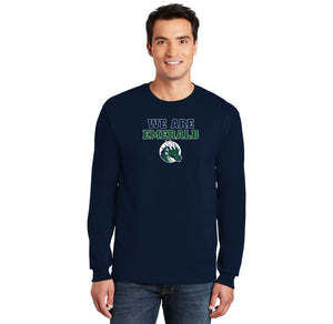 Emerald High School Spirit Wear 2024/25 On-Demand-Adult Unisex Long Sleeve Tee WE ARE EMERALD