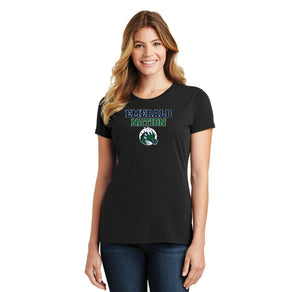 Emerald High School Spirit Wear 2024/25 On-Demand-Womens Fan Favorite Tee EMERALD NATION