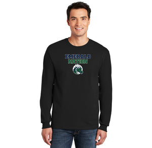 Emerald High School Spirit Wear 2024/25 On-Demand-Adult Unisex Long Sleeve Tee EMERALD NATION