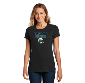 Emerald High School Spirit Wear 2024/25 On-Demand-Womens Premium Tee EMERALD NATION