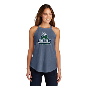 Emerald High School Spirit Wear 2024/25 On-Demand-Womens Premium Perfect Tri Rocker Tank AEROUANTS