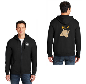 Palmdale Learning Plaza Spirit Wear 2024 On-Demand-Adult Unisex Full-Zip Hooded Sweatshirt Round ib