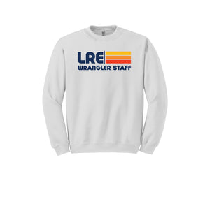 LRE STAFF Spirit Wear 2023-24 On-Demand-Adult Unisex Crewneck Sweatshirt Stripe Logo