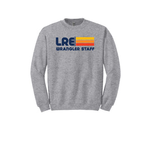 LRE STAFF Spirit Wear 2023-24 On-Demand-Adult Unisex Crewneck Sweatshirt Stripe Logo